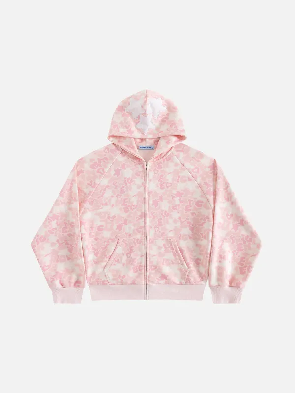 Aelfric Eden CAMO Graphic Zip Up Hoodie sold by Aelfric Eden