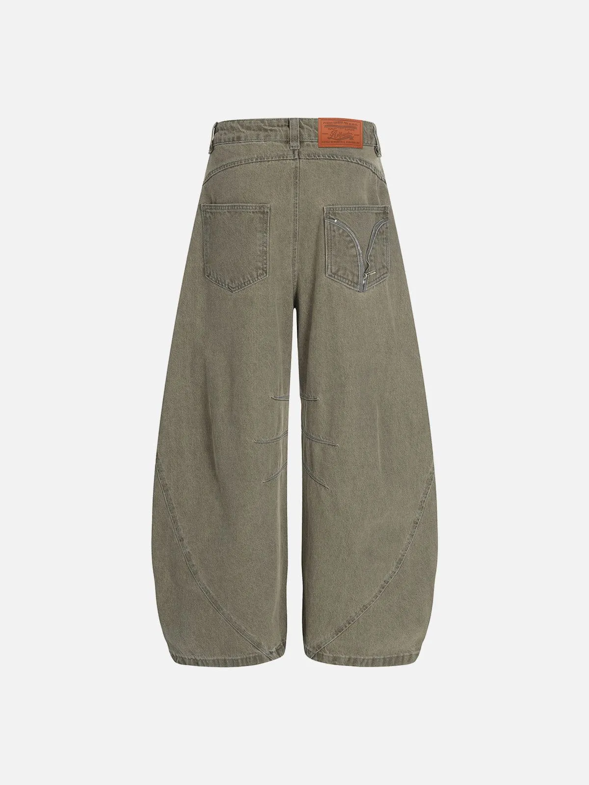Aelfric Eden Pocket Graphic Baggy Barrel Jeans sold by Aelfric Eden product image thumbnail 2