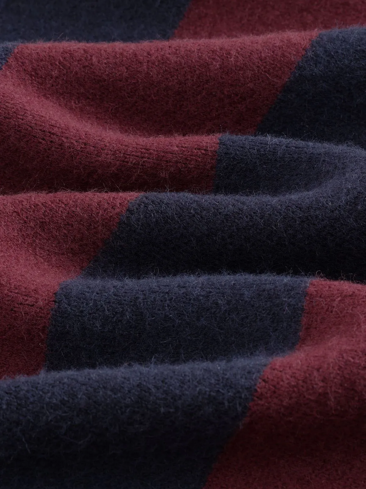 Aelfric Eden Stripe Knit Cropped Zip Up Hoodie sold by Aelfric Eden product image thumbnail 5