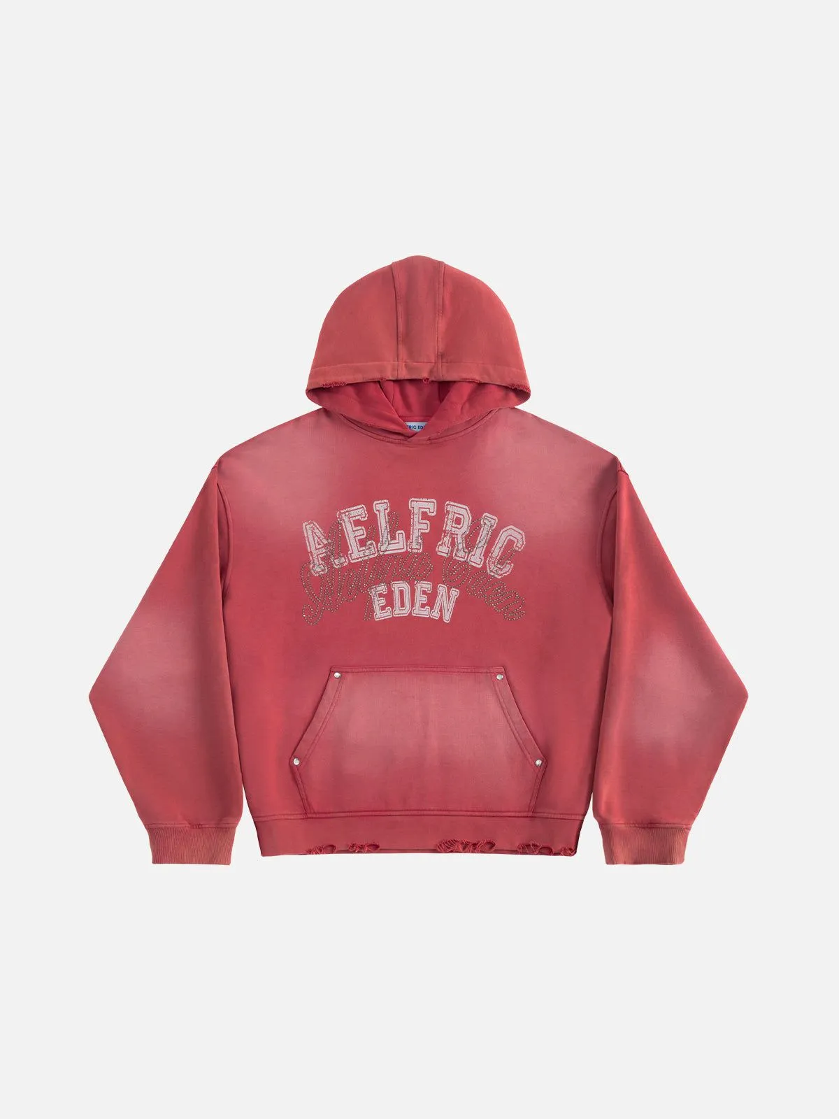 Aelfric Eden Boxy Rhinestone 77 Graphic Pullover Hoodie sold by Aelfric Eden