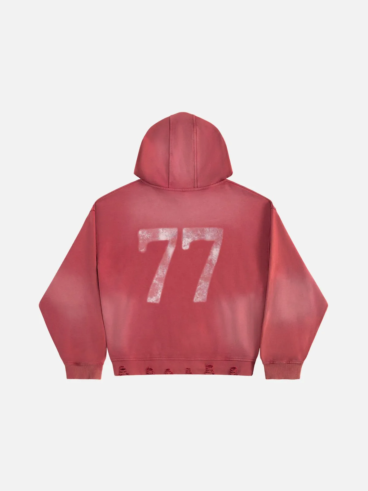 Aelfric Eden Boxy Rhinestone 77 Graphic Pullover Hoodie sold by Aelfric Eden product image thumbnail 2