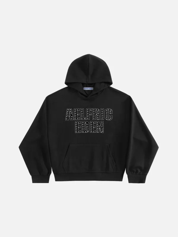 Aelfric Eden Rhinestone Boxy Pullover Hoodie sold by Aelfric Eden