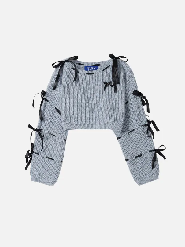 Aelfric Eden Bow Cropped Sweater sold by Aelfric Eden