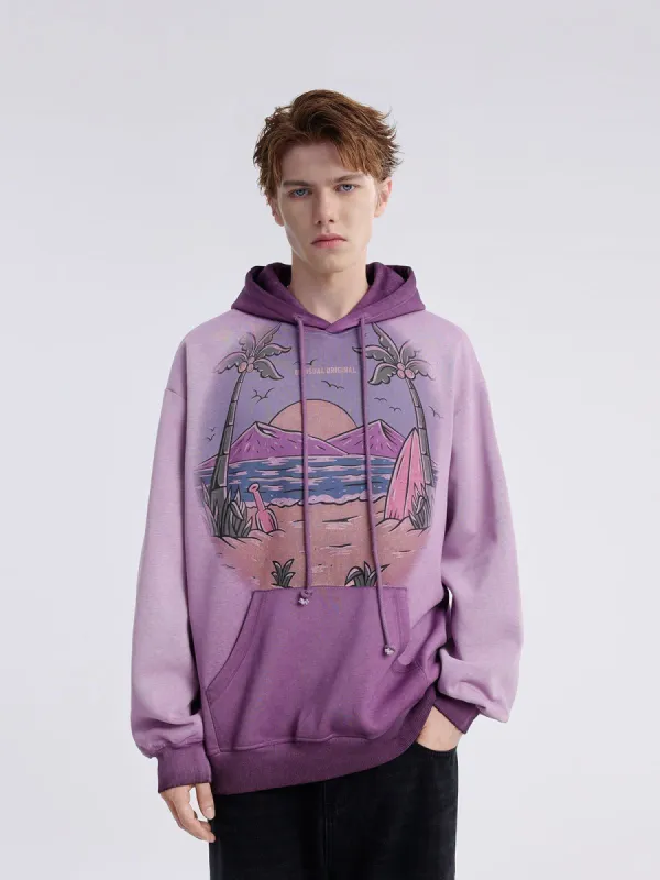 Aelfric Eden Dyeing Vintage Sunset Hoodie sold by Aelfric Eden