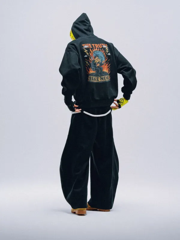 [COMPLEXCON] FAKE NEWS OIAL Tape Hoodie sold by Aelfric Eden