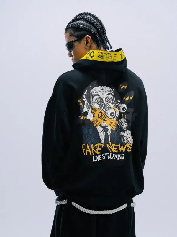 [COMPLEXCON] FAKE NEWS OIAL Tape Hoodie sold by Aelfric Eden