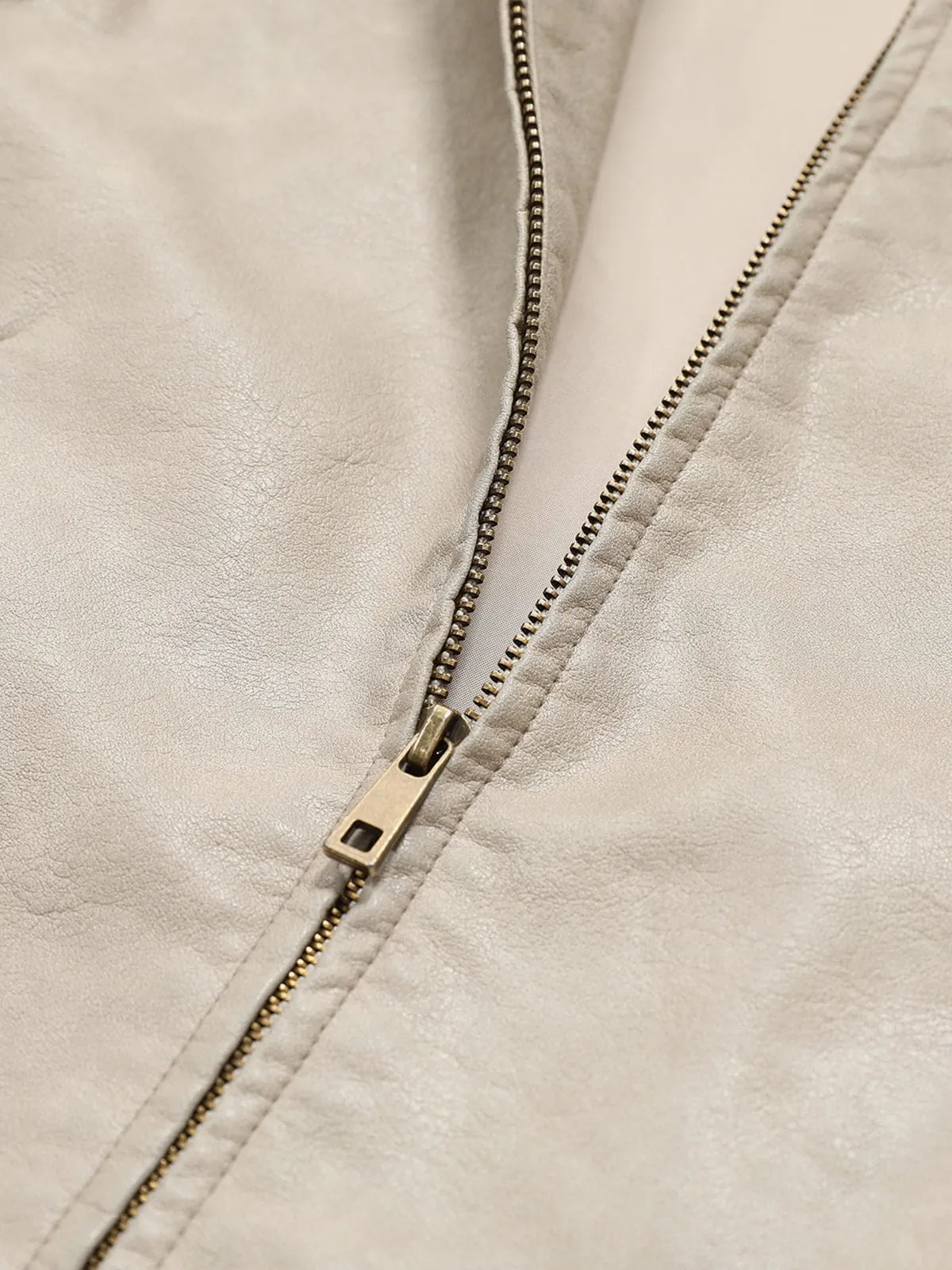 Aelfric Eden Cropped Faux Leather Jacket sold by Aelfric Eden product image thumbnail 5