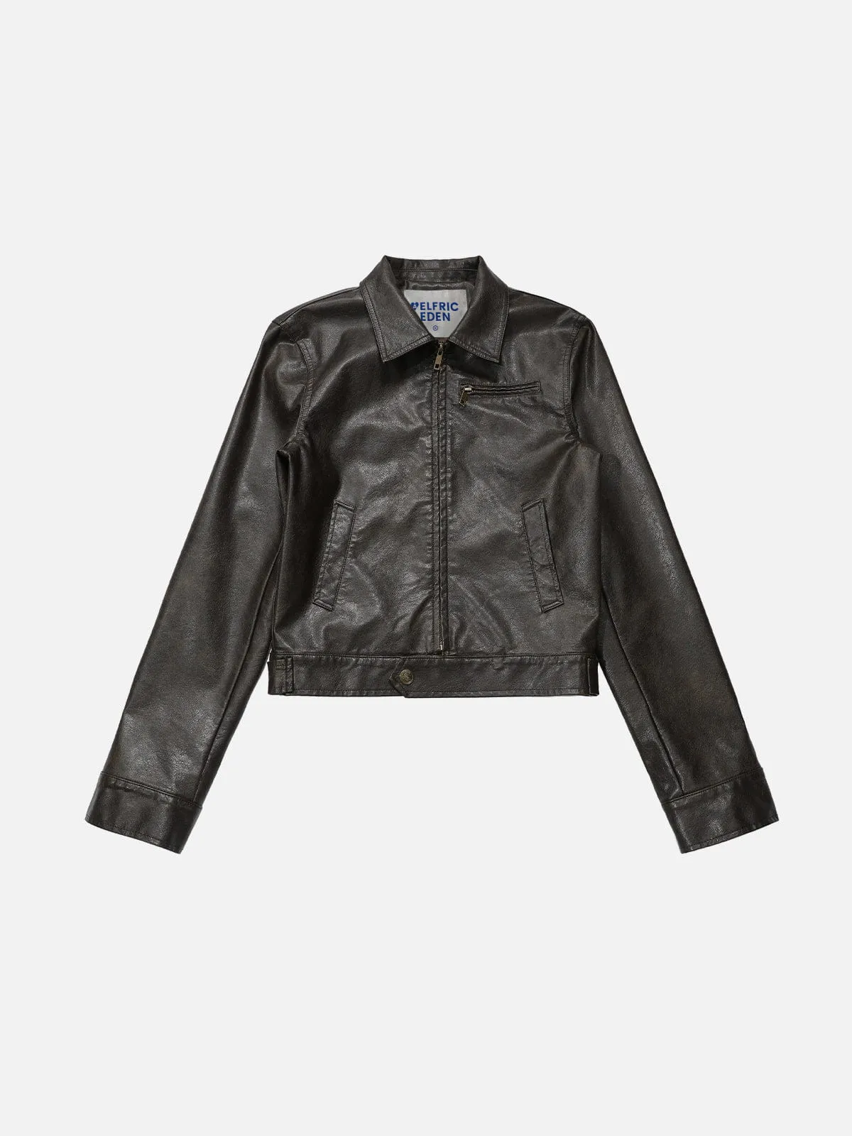 Aelfric Eden Cropped Faux Leather Jacket sold by Aelfric Eden product image thumbnail 2
