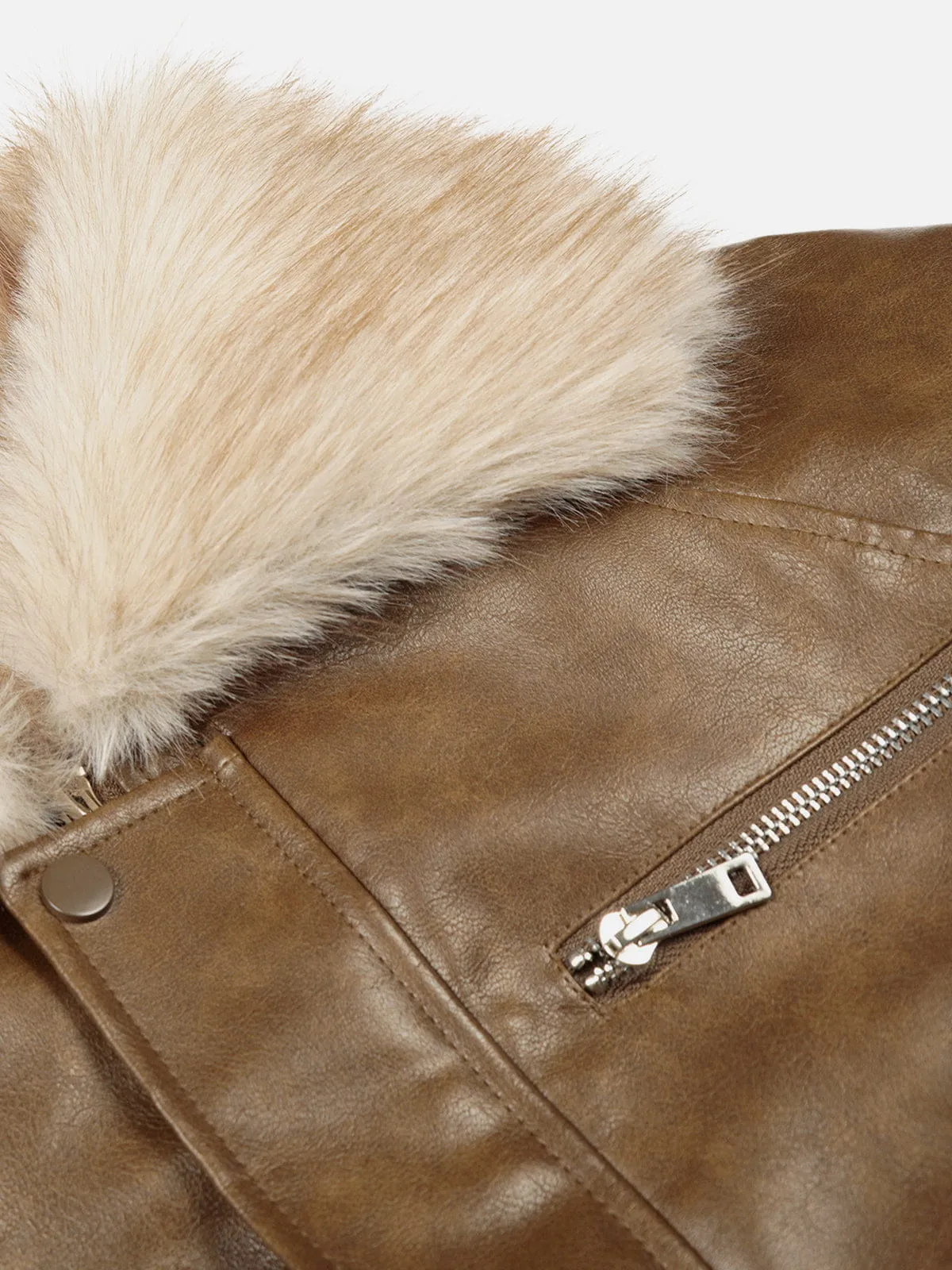 Aelfric Eden Faux Fur Patchwork Coat sold by Aelfric Eden product image thumbnail 4
