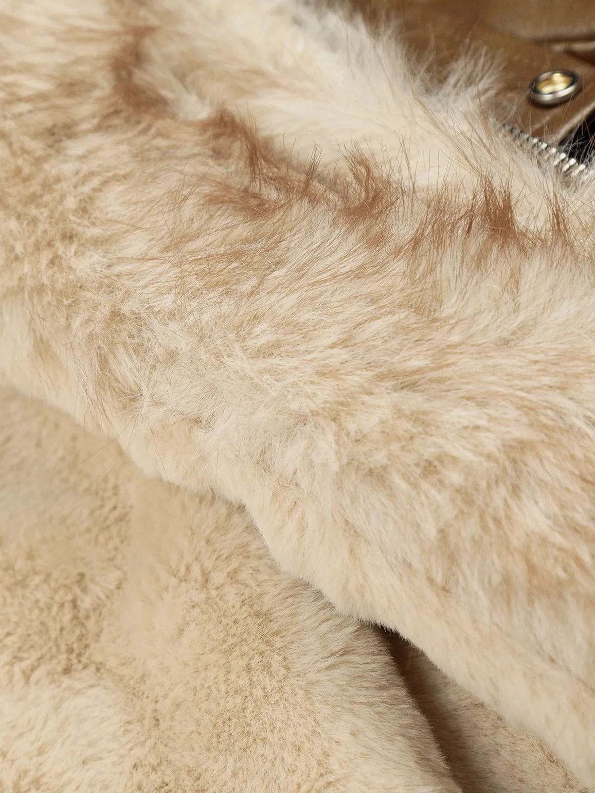 Aelfric Eden Faux Fur Patchwork Coat sold by Aelfric Eden product image thumbnail 5