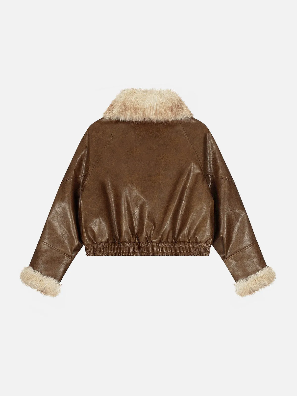 Aelfric Eden Faux Fur Patchwork Coat sold by Aelfric Eden product image thumbnail 2