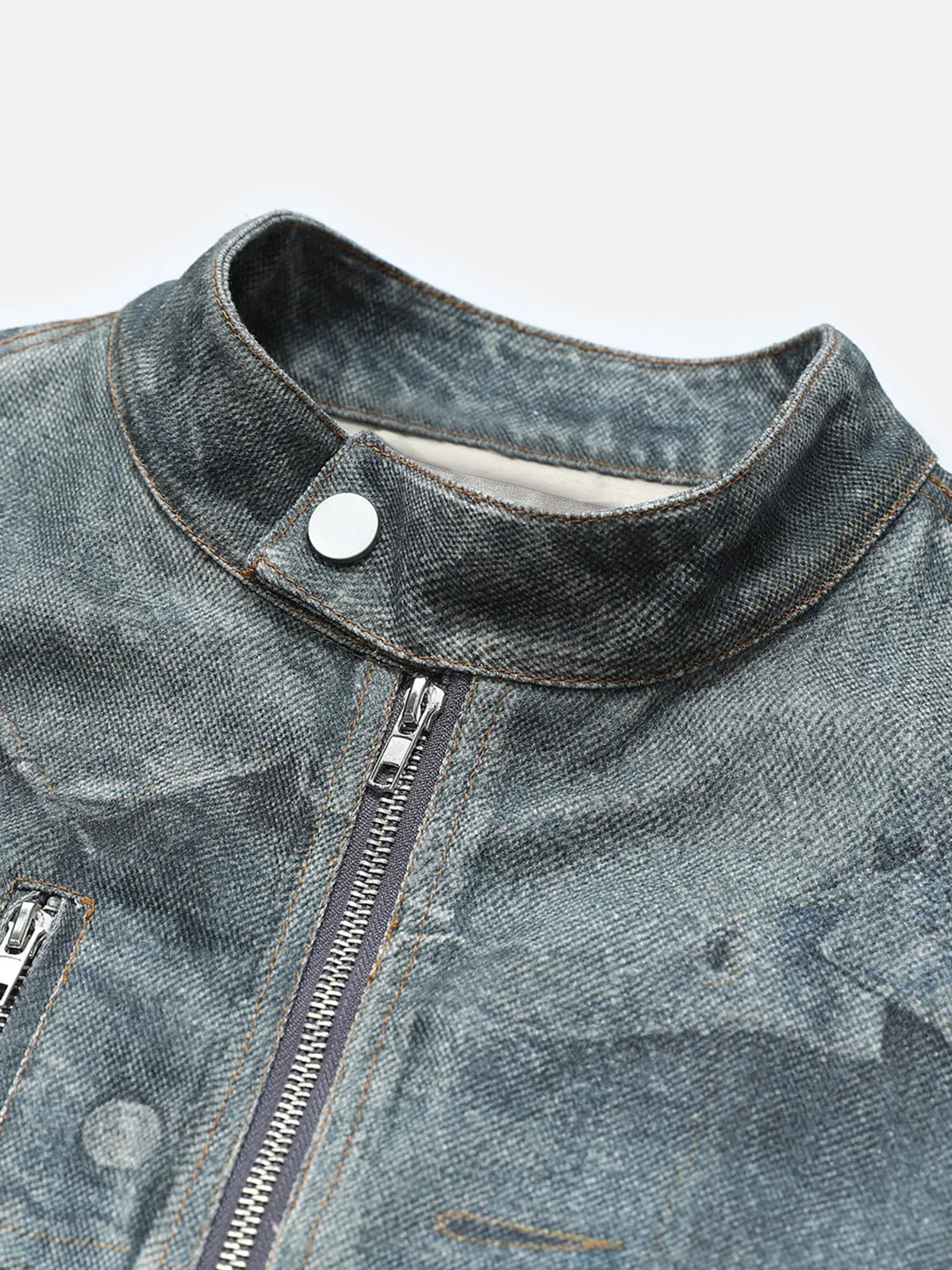 Aelfric Eden Denim Pattern Jacket sold by Aelfric Eden product image thumbnail 3