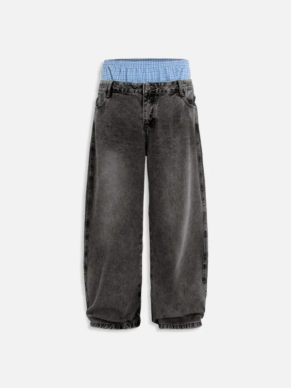 Aelfric Eden Baggy Double Waist Jeans sold by Aelfric Eden