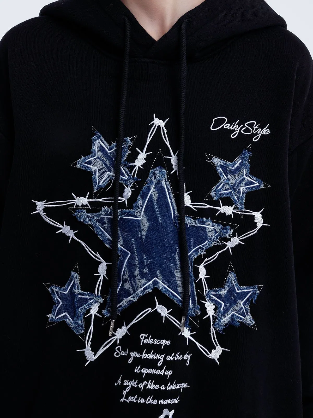 Aelfric Eden Oversized Star Hoodie sold by Aelfric Eden product image thumbnail 3