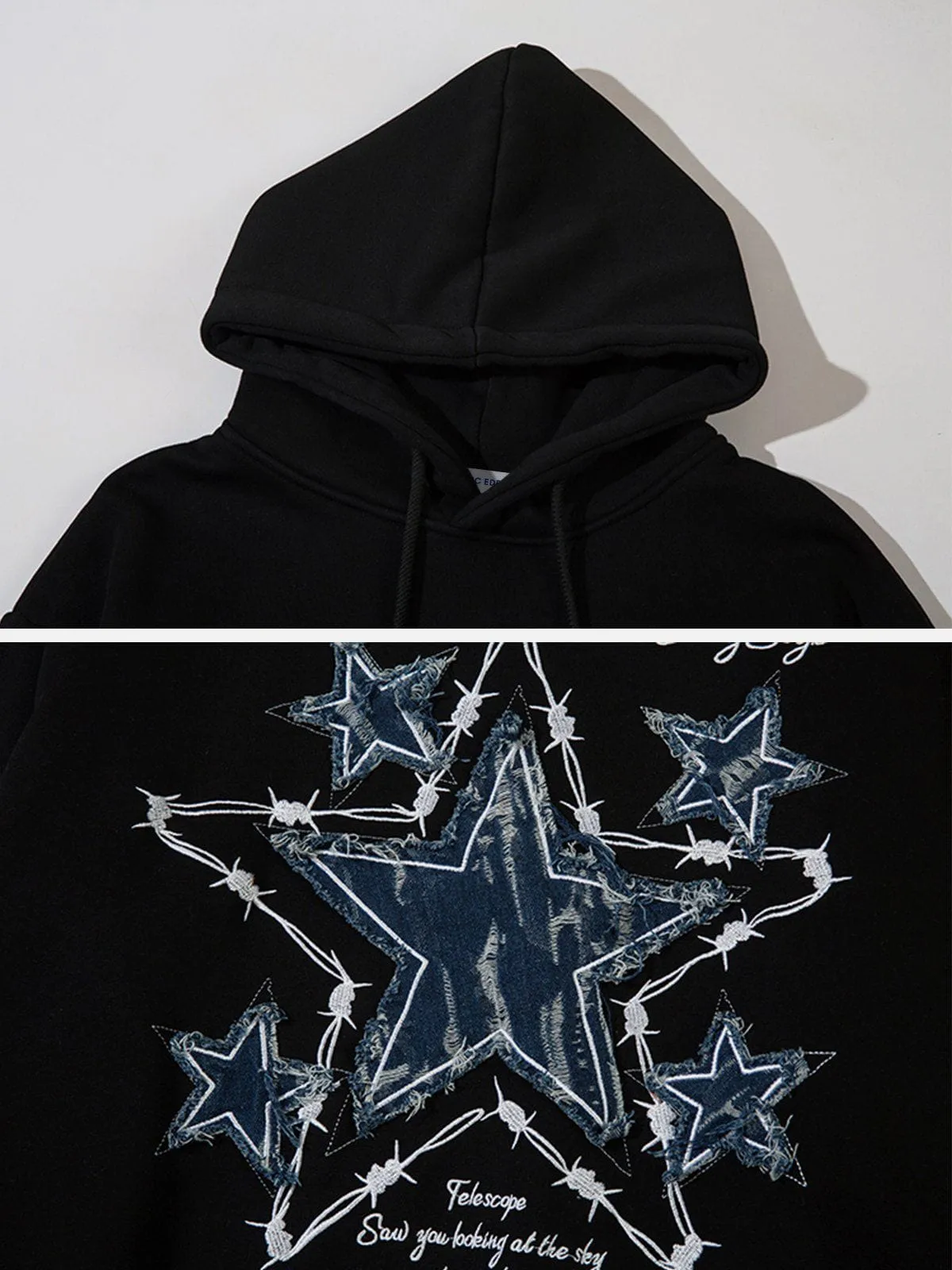 Aelfric Eden Oversized Star Hoodie sold by Aelfric Eden product image thumbnail 5