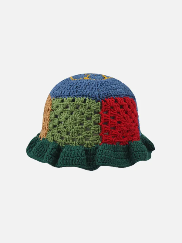 Handmade Crochet Open Knit Bucket Hat sold by Aelfric Eden