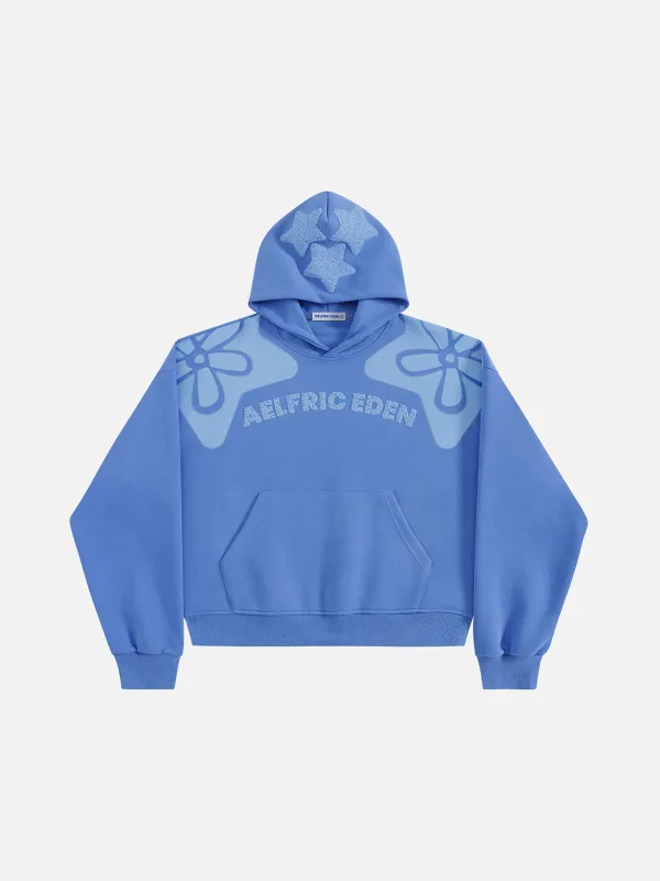 Aelfric Eden Boxy Floral Eden Star Hoodie sold by Aelfric Eden