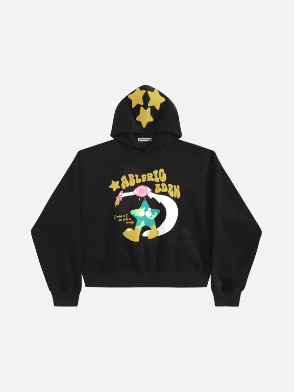 Aelfric Eden Boxy Walking Star Hoodie sold by Aelfric Eden