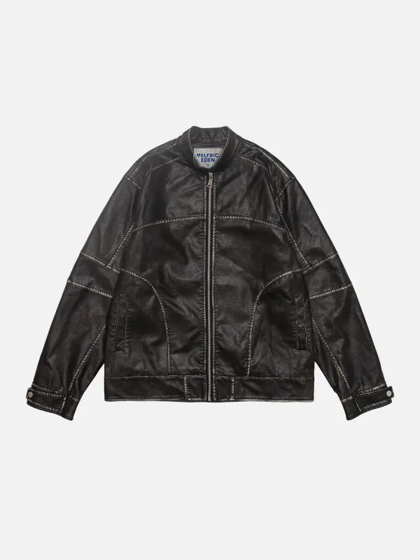 Aelfric Eden Stitch Faux Leather Jacket sold by Aelfric Eden