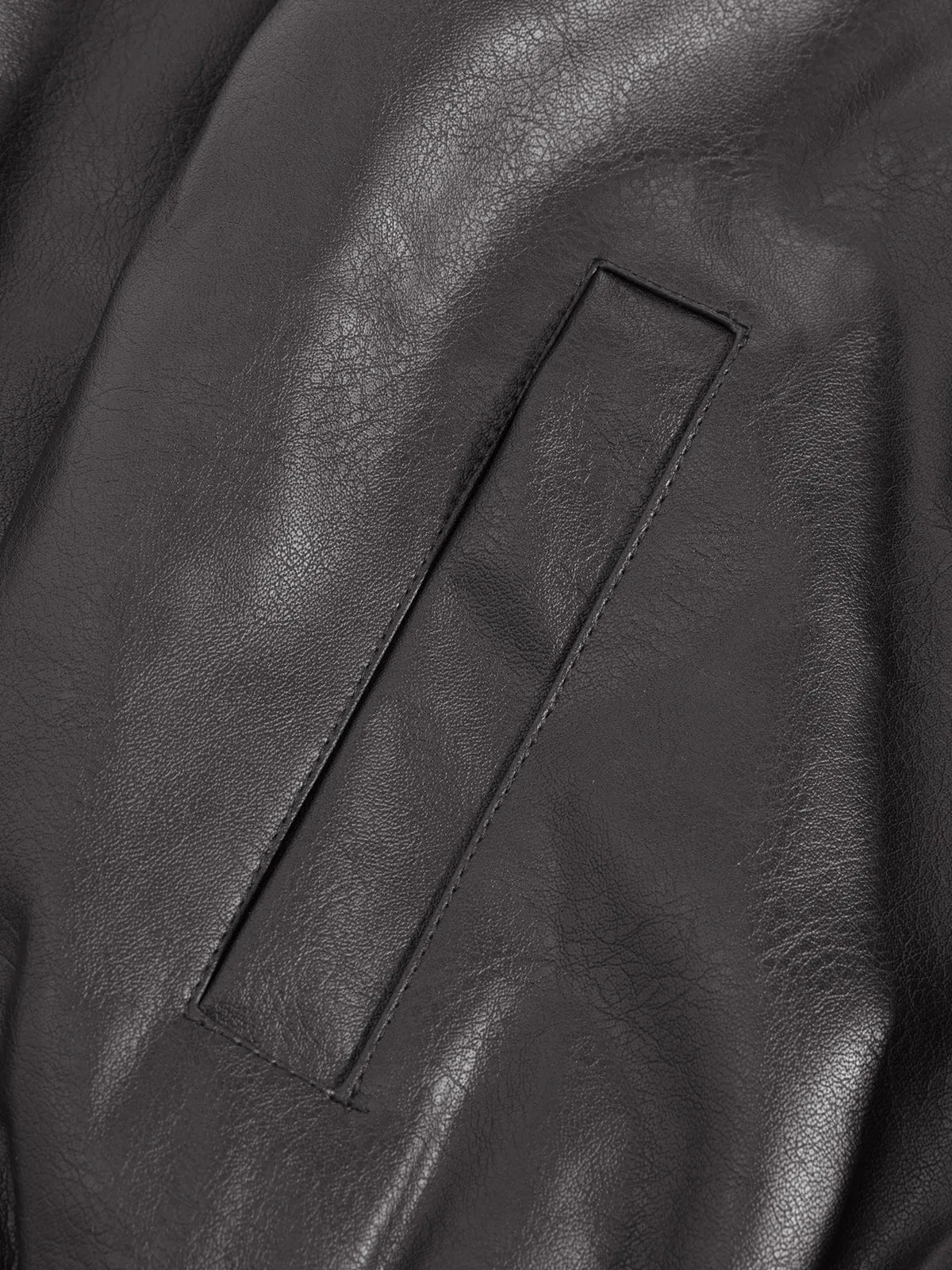 Aelfric Eden Asymmetric Faux Leather Jacket sold by Aelfric Eden product image thumbnail 3