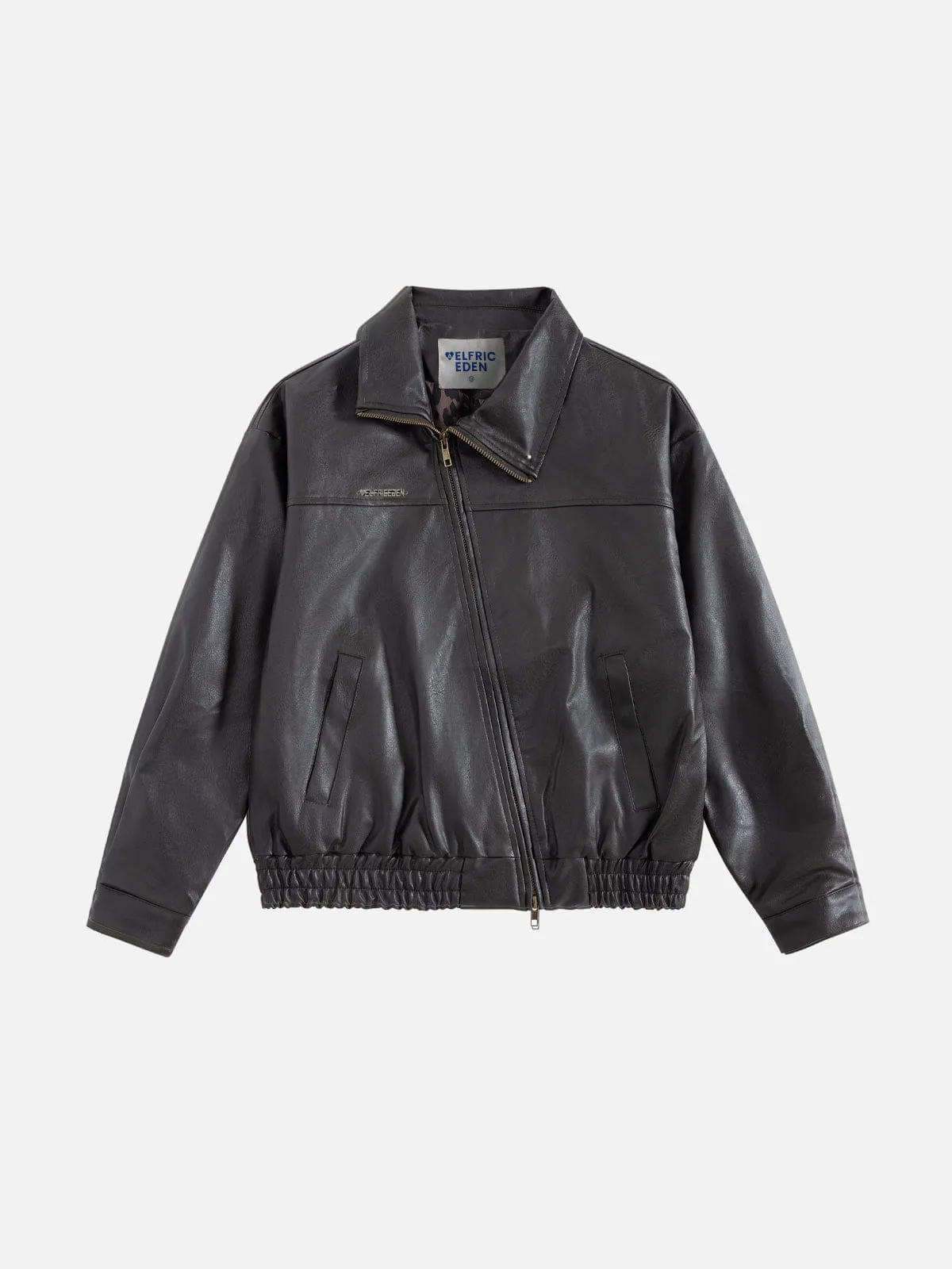 Aelfric Eden Asymmetric Faux Leather Jacket sold by Aelfric Eden