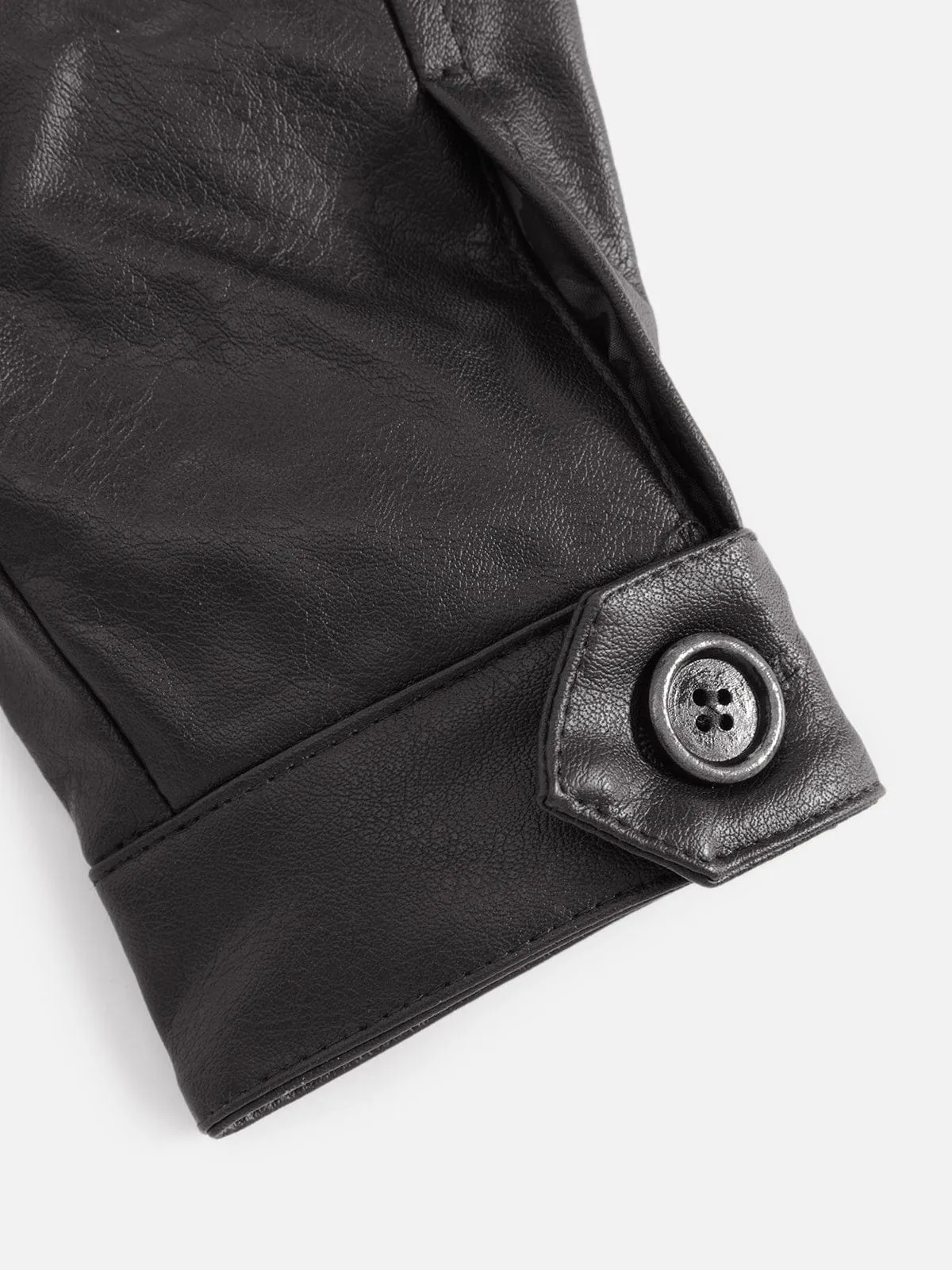 Aelfric Eden Asymmetric Faux Leather Jacket sold by Aelfric Eden product image thumbnail 4