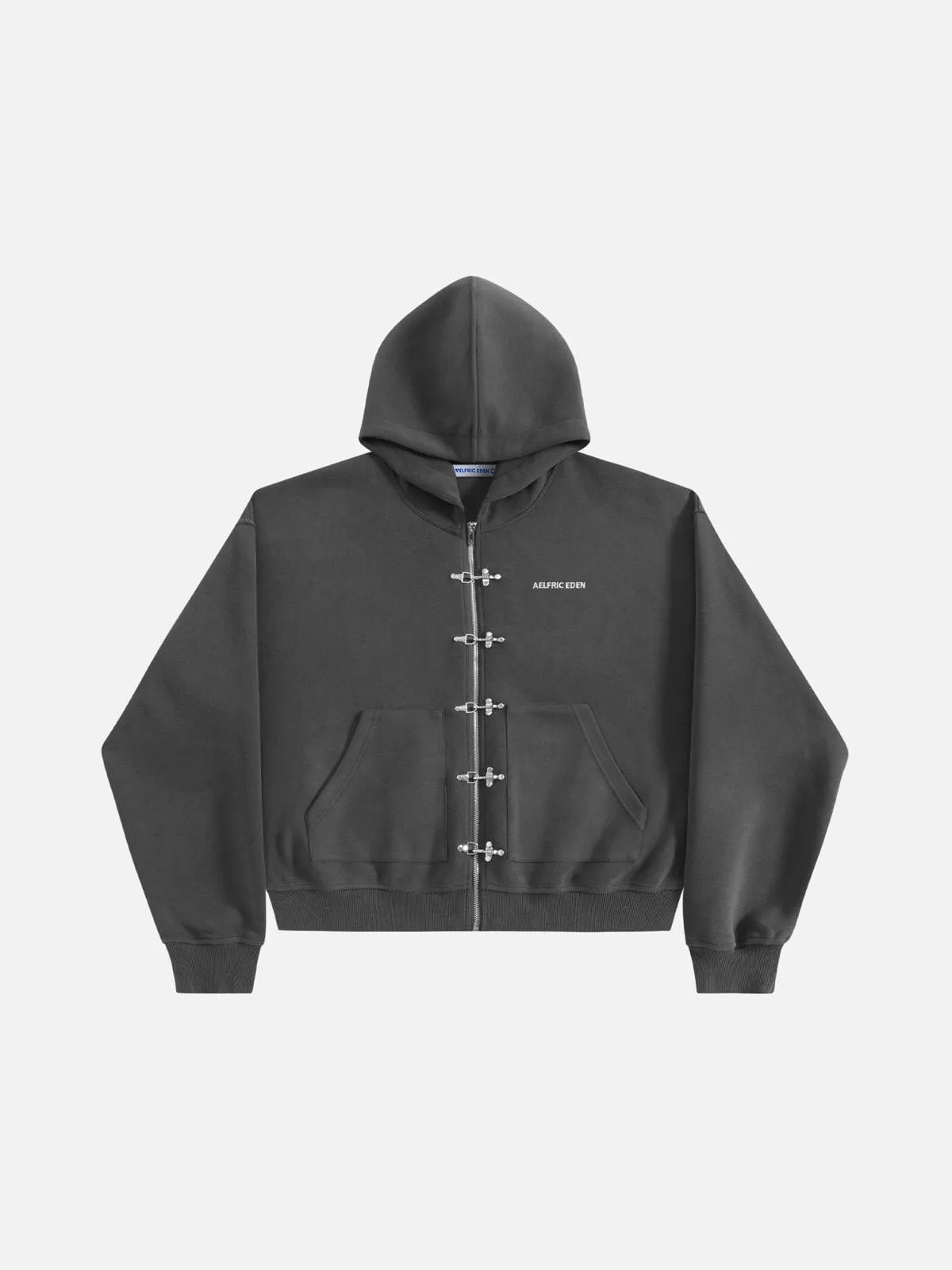 Aelfric Eden Boxy Metal Toggle Zip Up Hoodie sold by Aelfric Eden