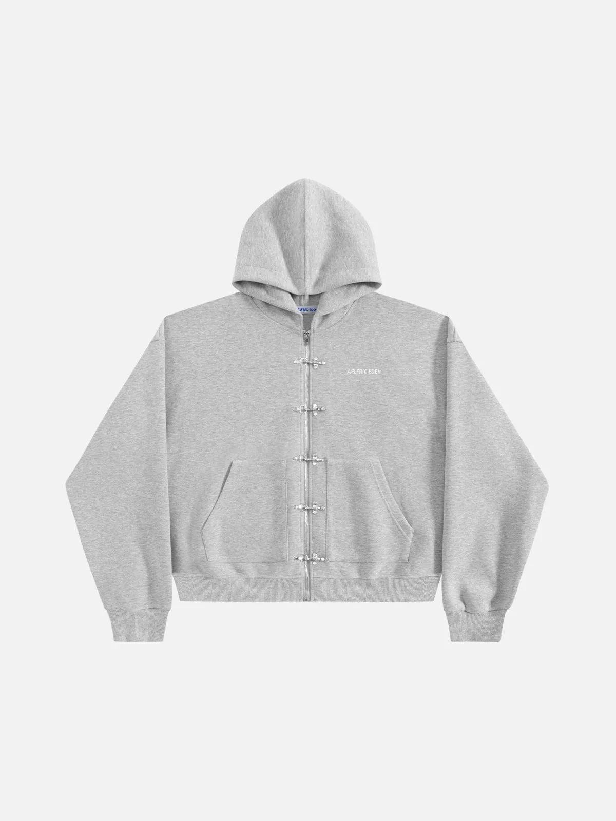 Aelfric Eden Boxy Metal Toggle Zip Up Hoodie sold by Aelfric Eden product image thumbnail 2