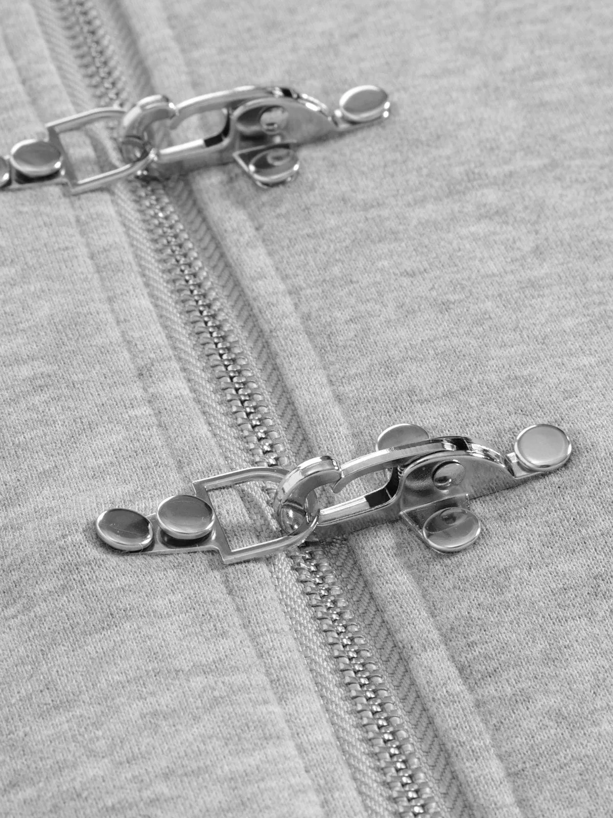 Aelfric Eden Boxy Metal Toggle Zip Up Hoodie sold by Aelfric Eden product image thumbnail 5