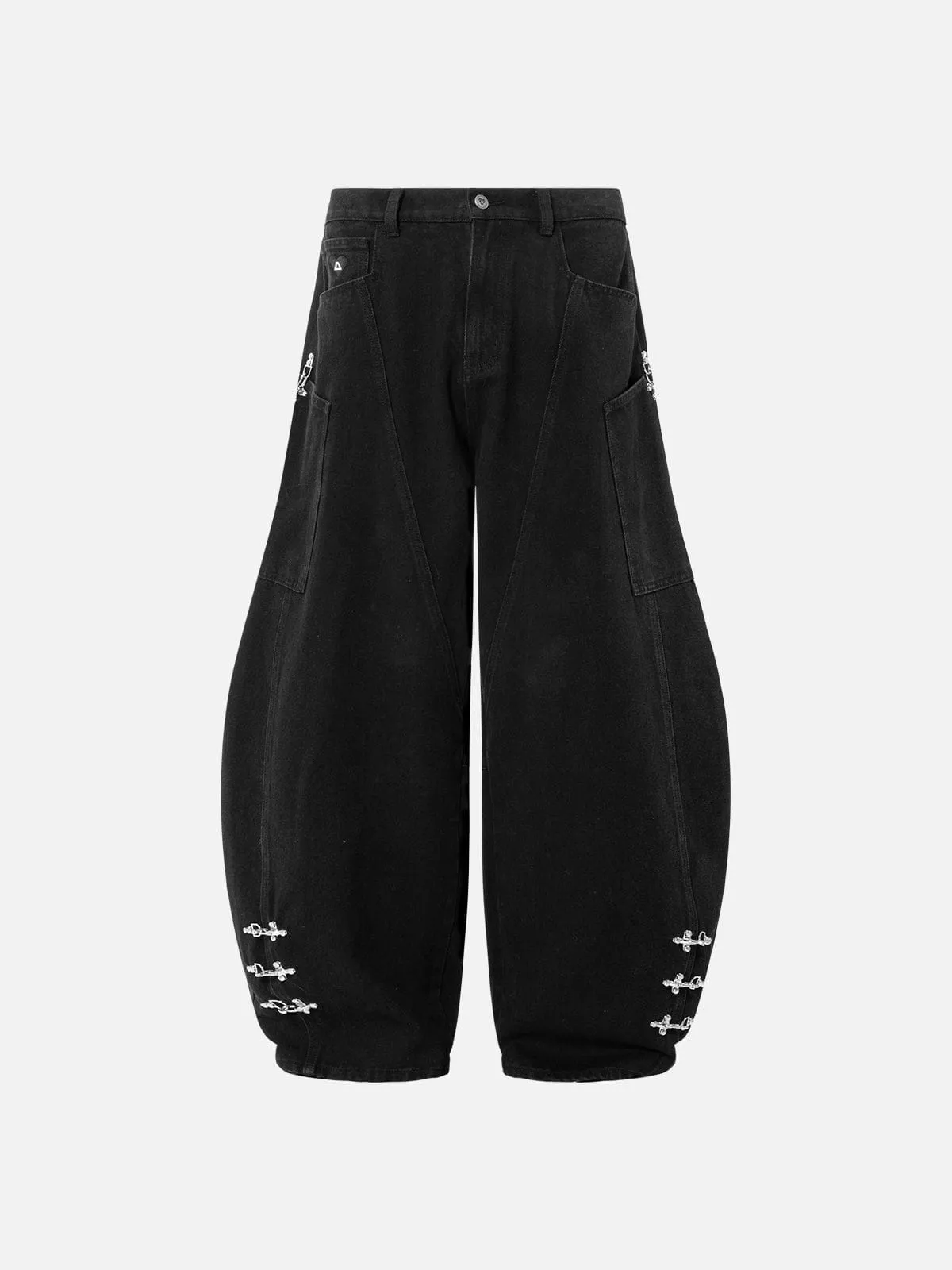 Aelfric Eden Metal Toggle Baggy Barrel Jeans sold by Aelfric Eden product image thumbnail 2