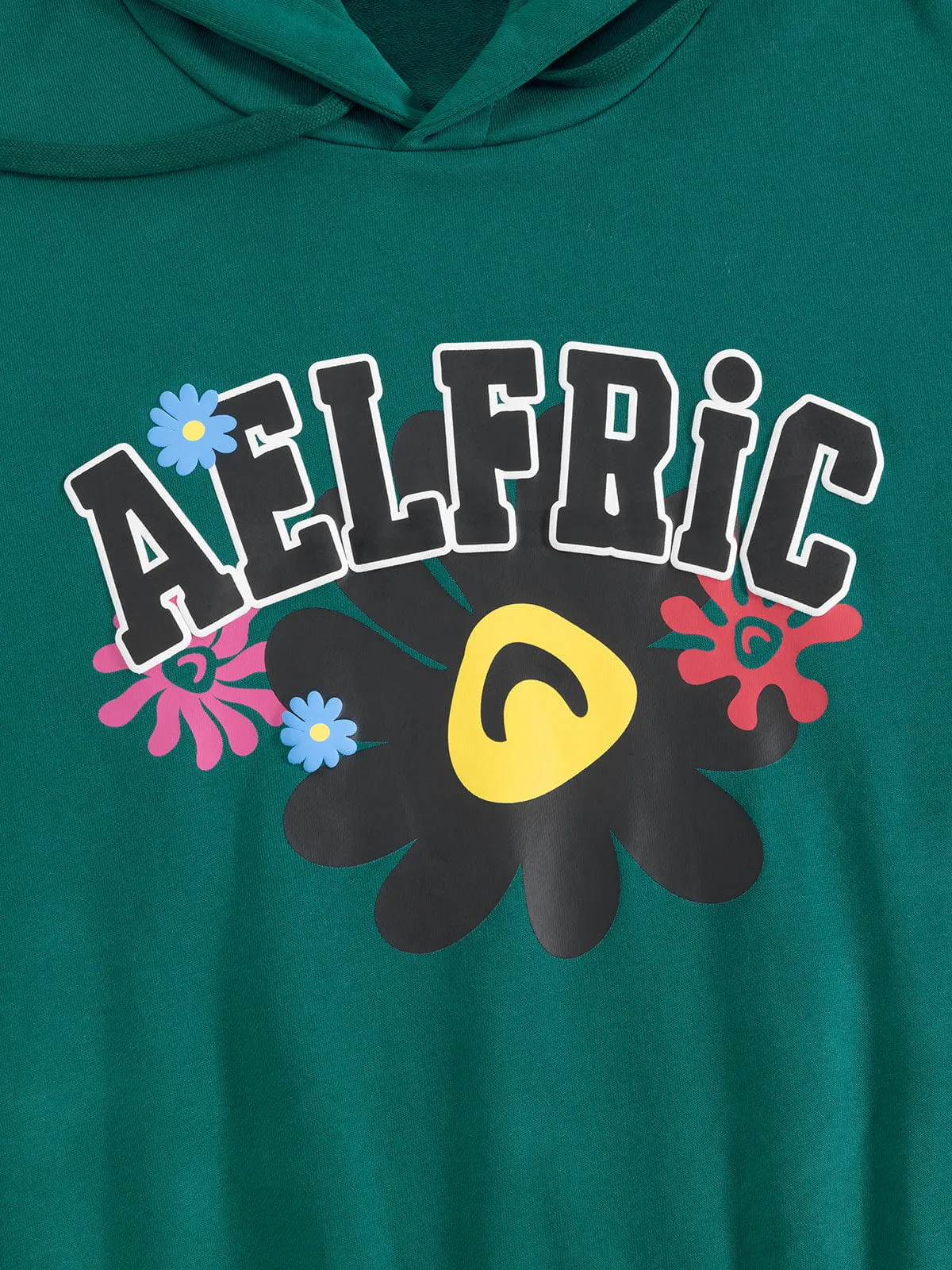 Aelfric Eden Boxy Cartoon Flower Pullover Hoodie sold by Aelfric Eden product image thumbnail 5