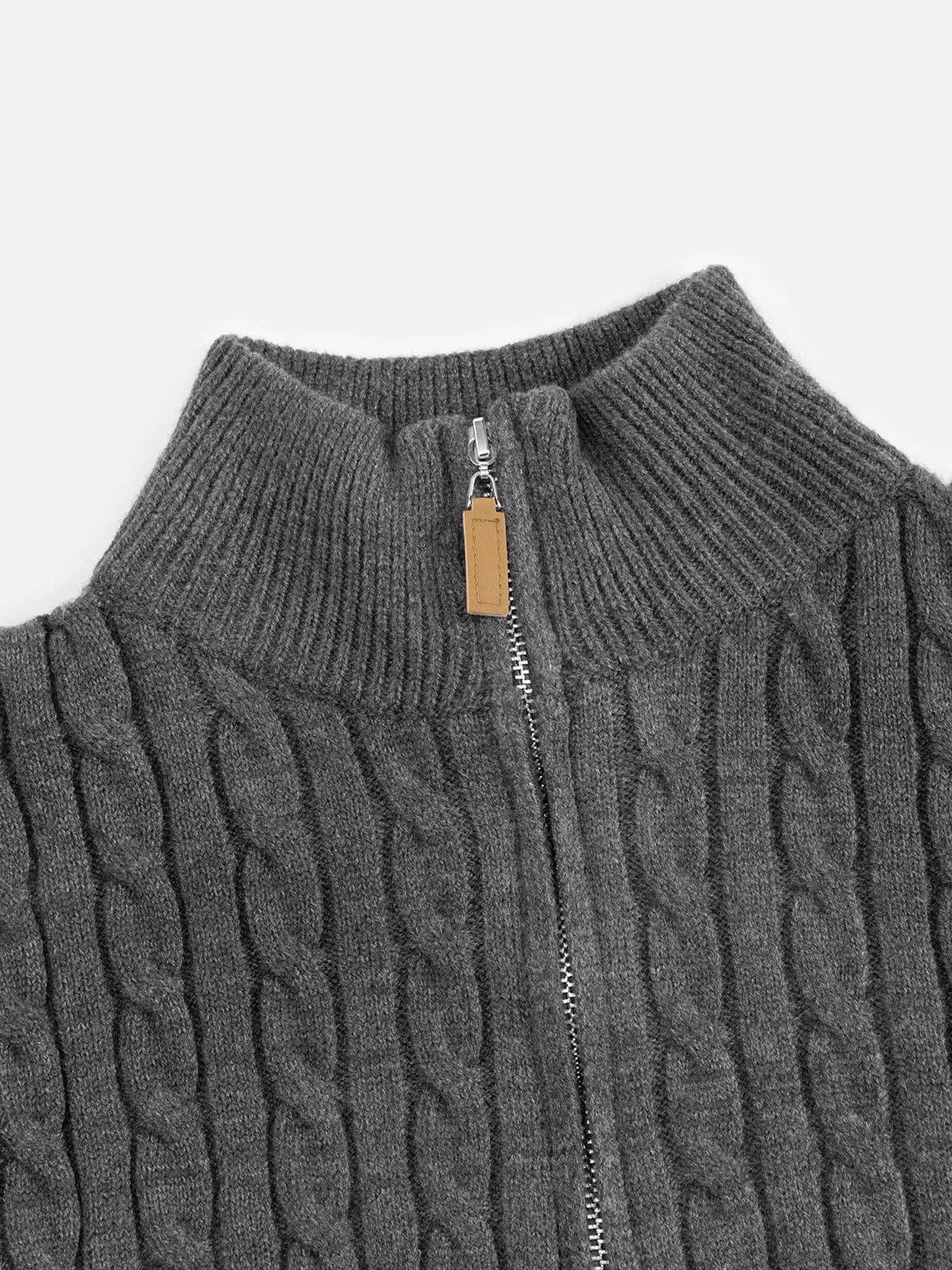 Aelfric Eden Cable Knit Half-Zip Sweater sold by Aelfric Eden product image thumbnail 4