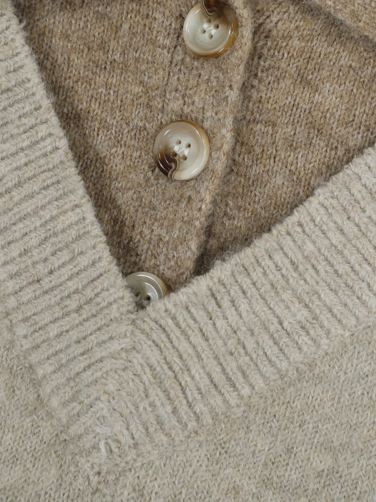 Aelfric Eden Faux-Layered Polo Collar Knit Sweater sold by Aelfric Eden product image thumbnail 4