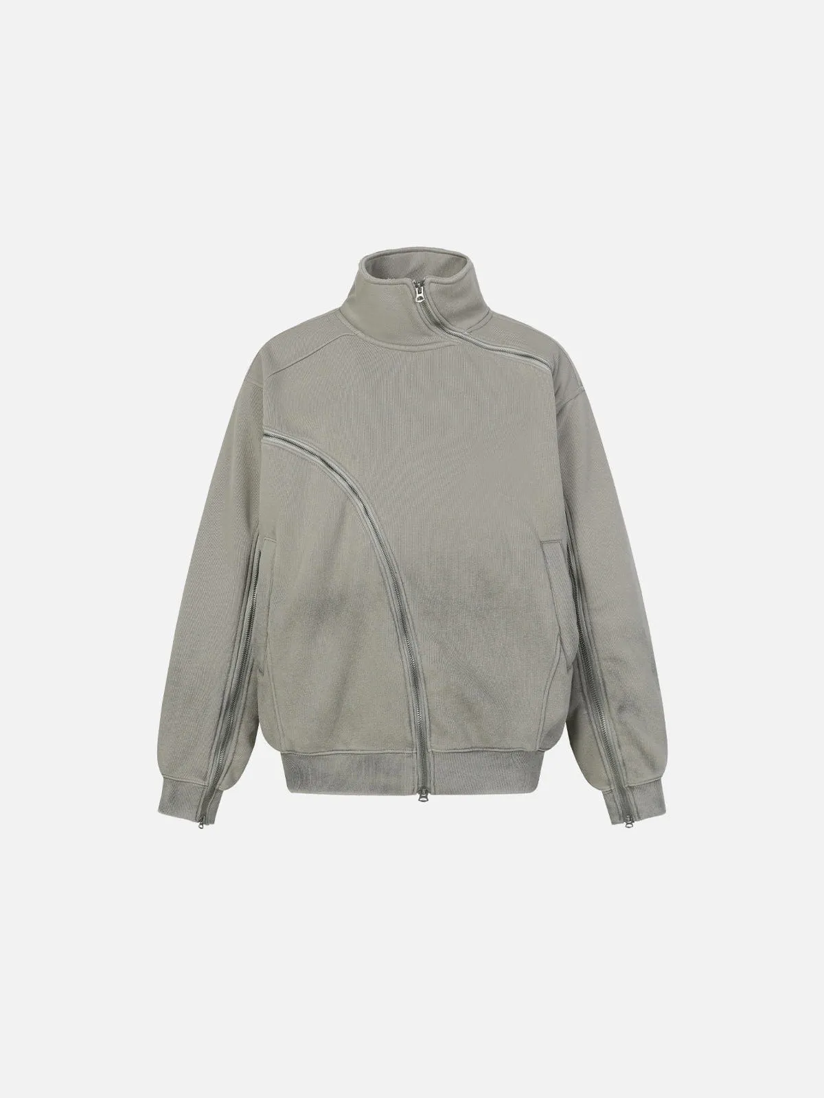 Aelfric Eden Asymmetric Zip Panel Jacket sold by Aelfric Eden product image thumbnail 2