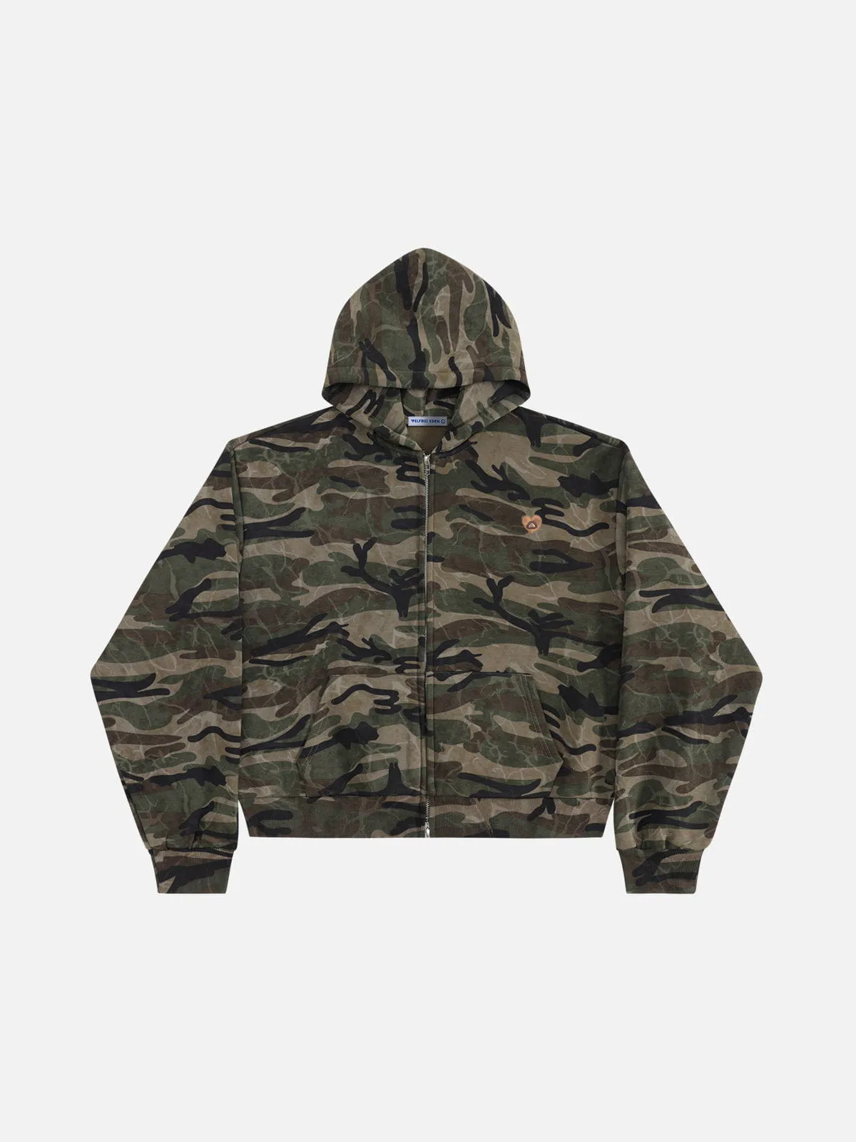 Aelfric Eden Boxy CAMO Zip Up Hoodie sold by Aelfric Eden product image thumbnail 3