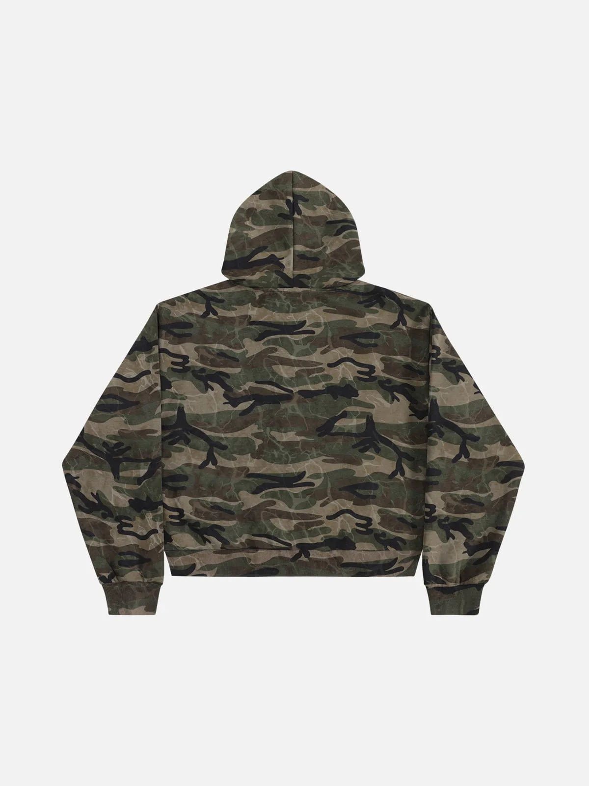 Aelfric Eden Boxy CAMO Zip Up Hoodie sold by Aelfric Eden product image thumbnail 2