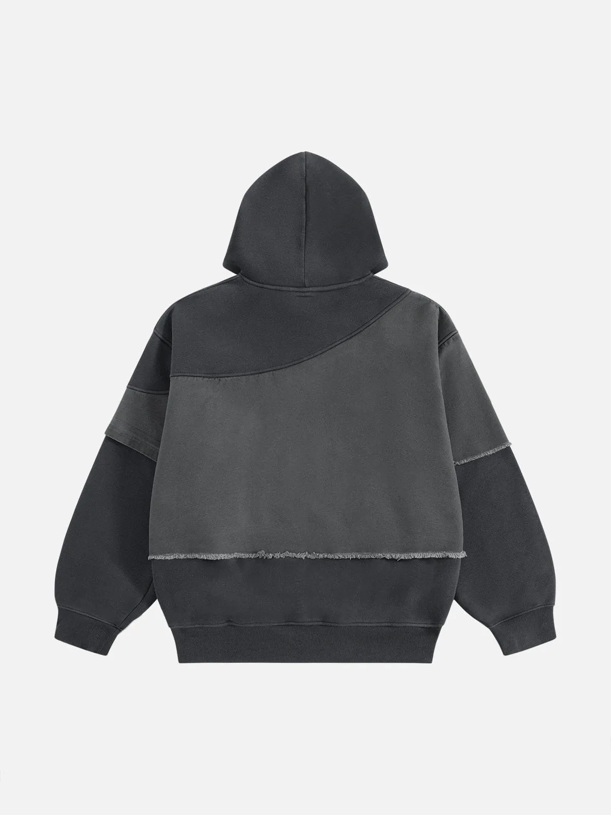 Aelfric Eden Oversized Distressed Panel Pullover Hoodie sold by Aelfric Eden product image thumbnail 3