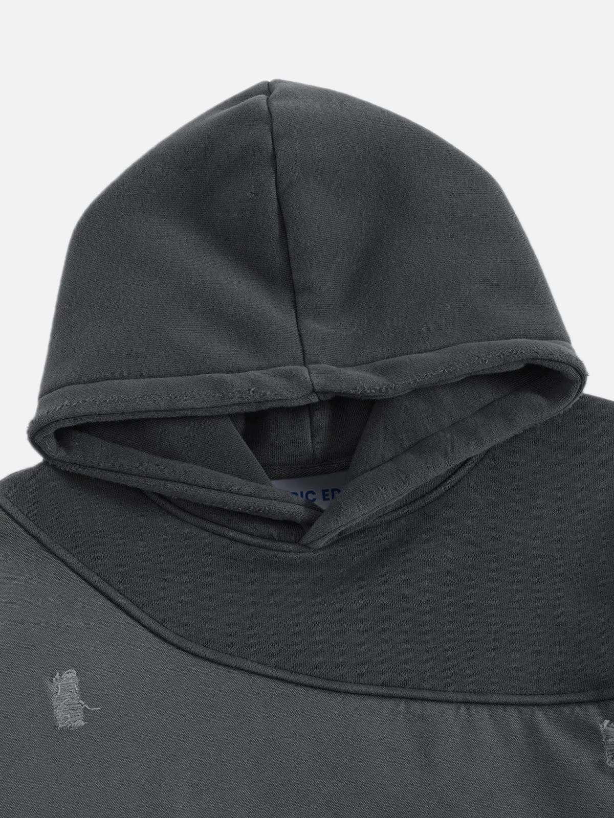 Aelfric Eden Oversized Distressed Panel Pullover Hoodie sold by Aelfric Eden product image thumbnail 4