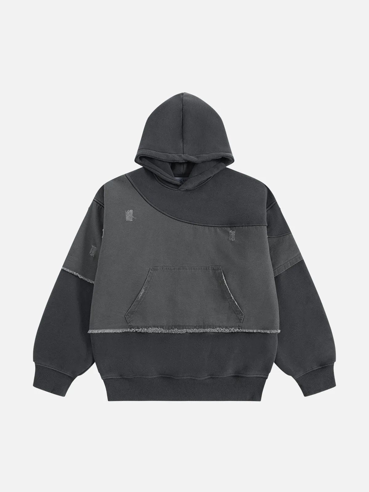 Aelfric Eden Oversized Distressed Panel Pullover Hoodie sold by Aelfric Eden