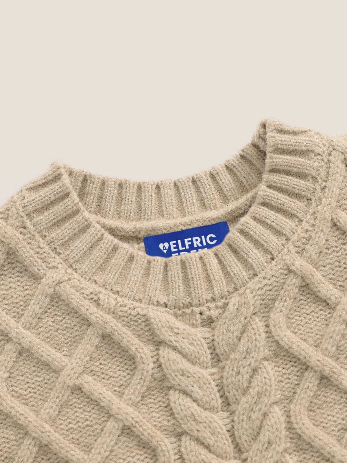 Aelfric Eden Essential Cable Sweater sold by Aelfric Eden product image thumbnail 3