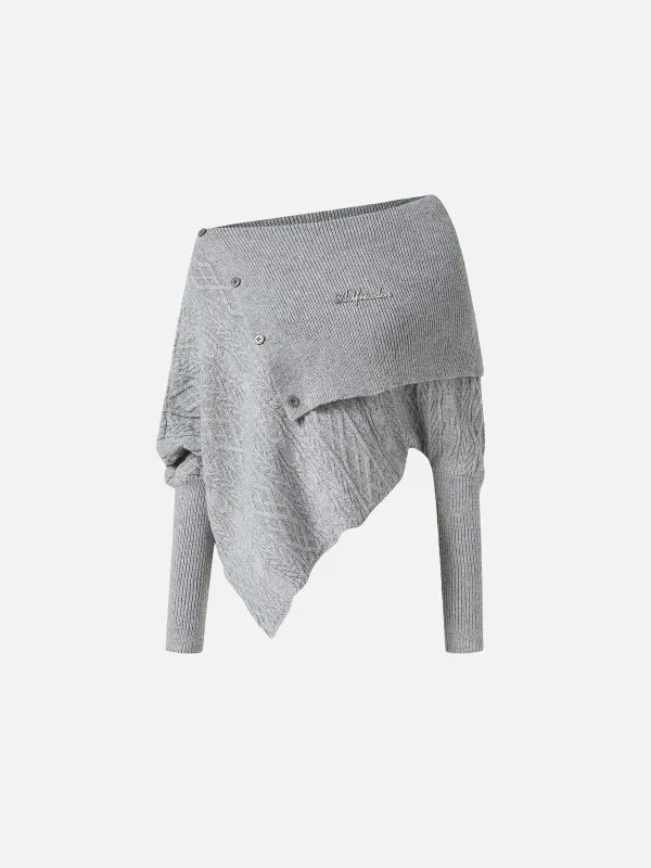 Aelfric Eden Asymmetric Knit Sweater sold by Aelfric Eden