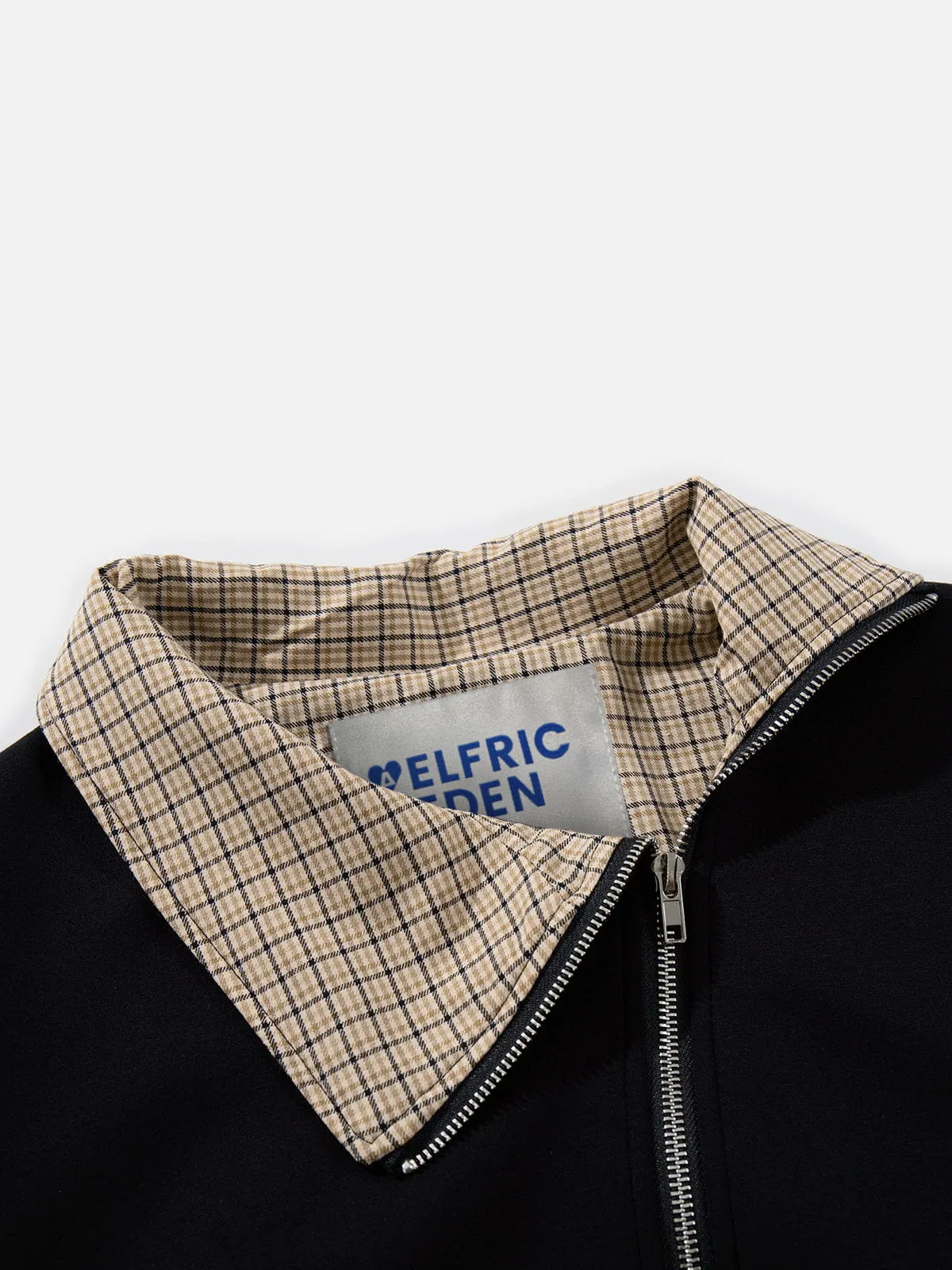 Aelfric Eden Plaid Lined Zip Up Jacket sold by Aelfric Eden product image thumbnail 3