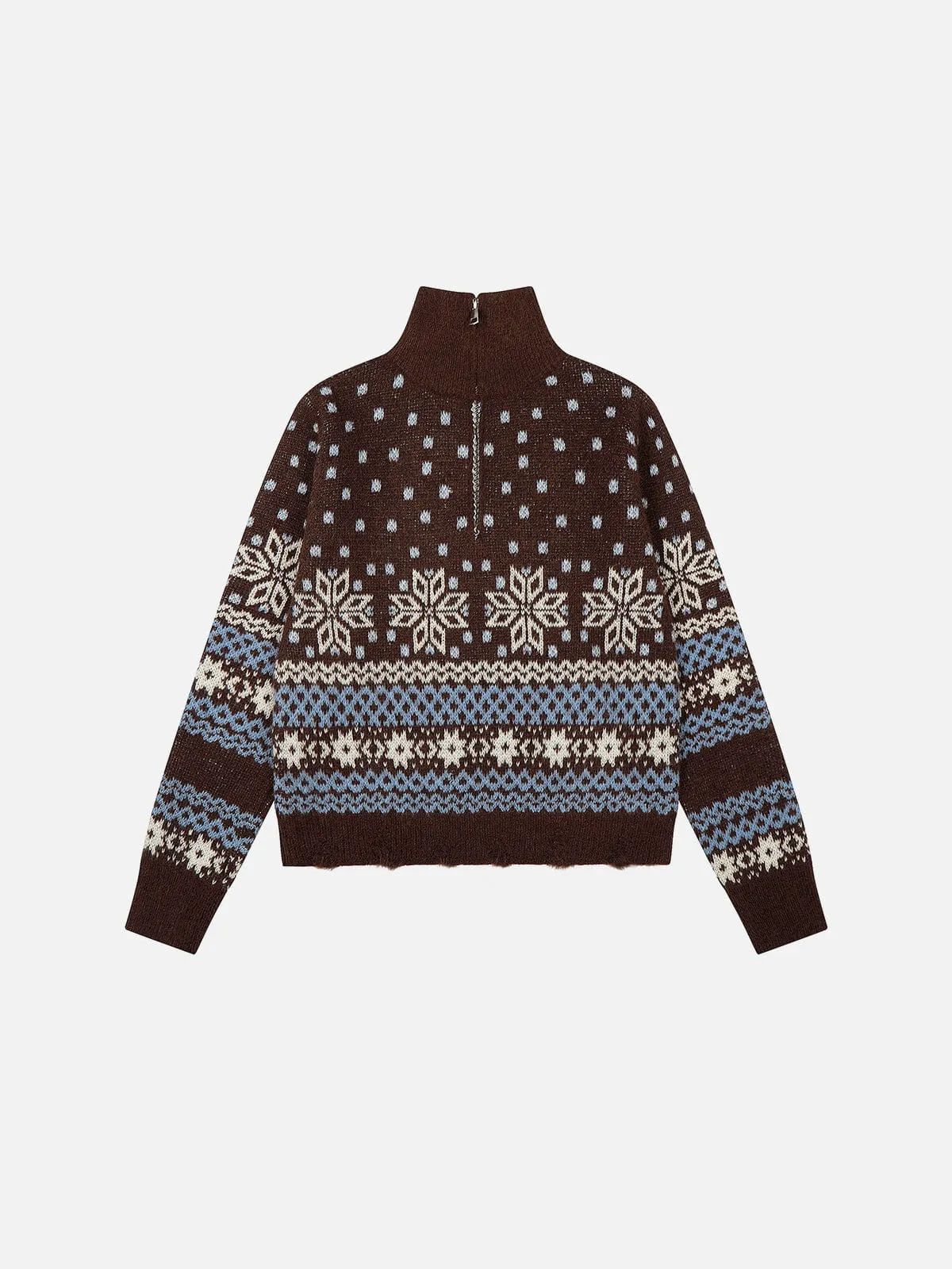 Aelfric Eden Fair Isle Half-Zip Knit Sweater sold by Aelfric Eden product image thumbnail 2