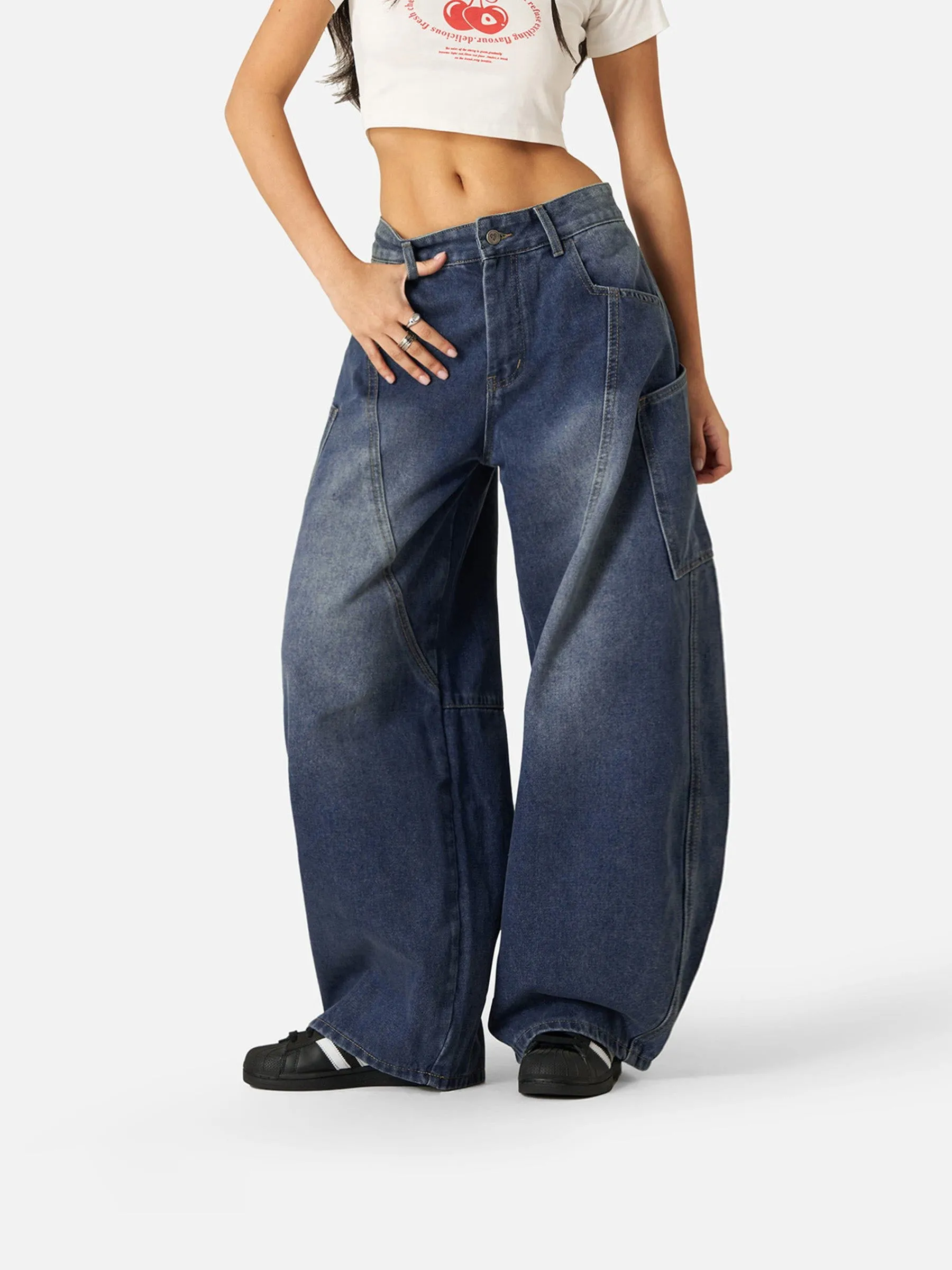 Aelfric Eden Baggy Barrel Big Pocket Jeans sold by Aelfric Eden product image thumbnail 4