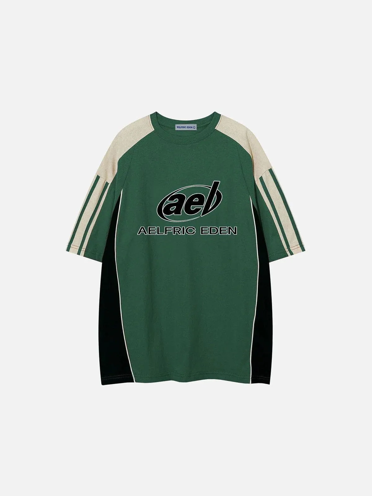Aelfric Eden Color Block Speedway Tee sold by Aelfric Eden product image thumbnail 2