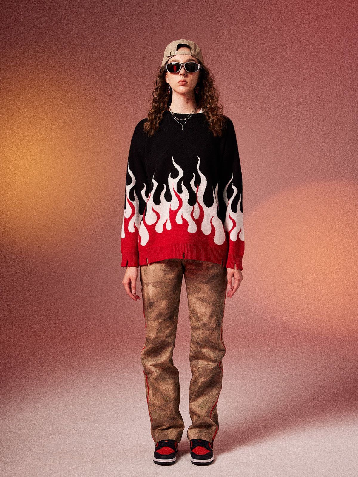 Aelfric Eden Double Flame Knit Sweater sold by Aelfric Eden product image thumbnail 4