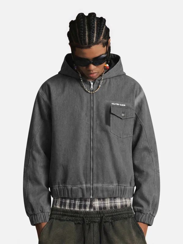 Aelfric Eden Washed Zip Up Hooded Jacket sold by Aelfric Eden