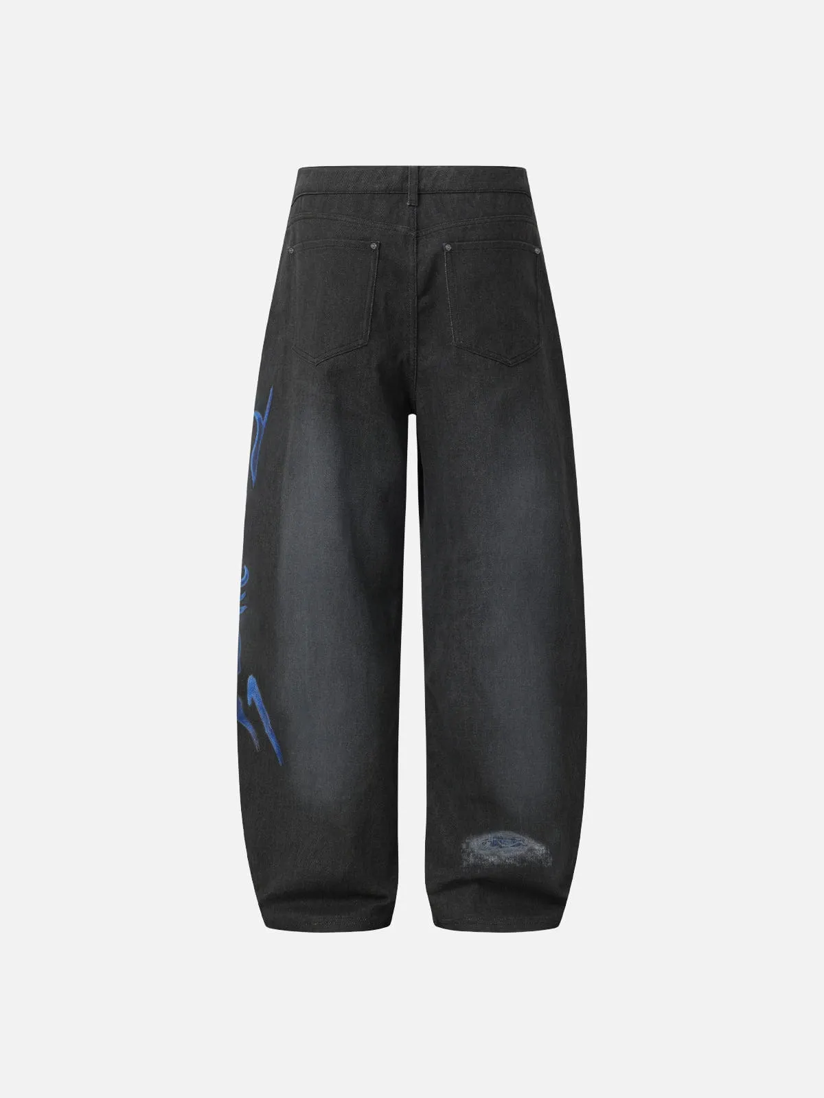 Aelfric Eden Flame Graphic Baggy Jeans sold by Aelfric Eden product image thumbnail 2