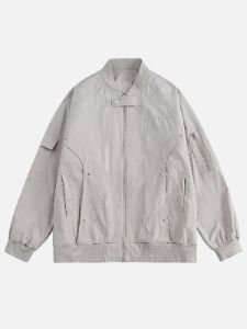 Multi-pocket Bomber Jacket sold by Aelfric Eden