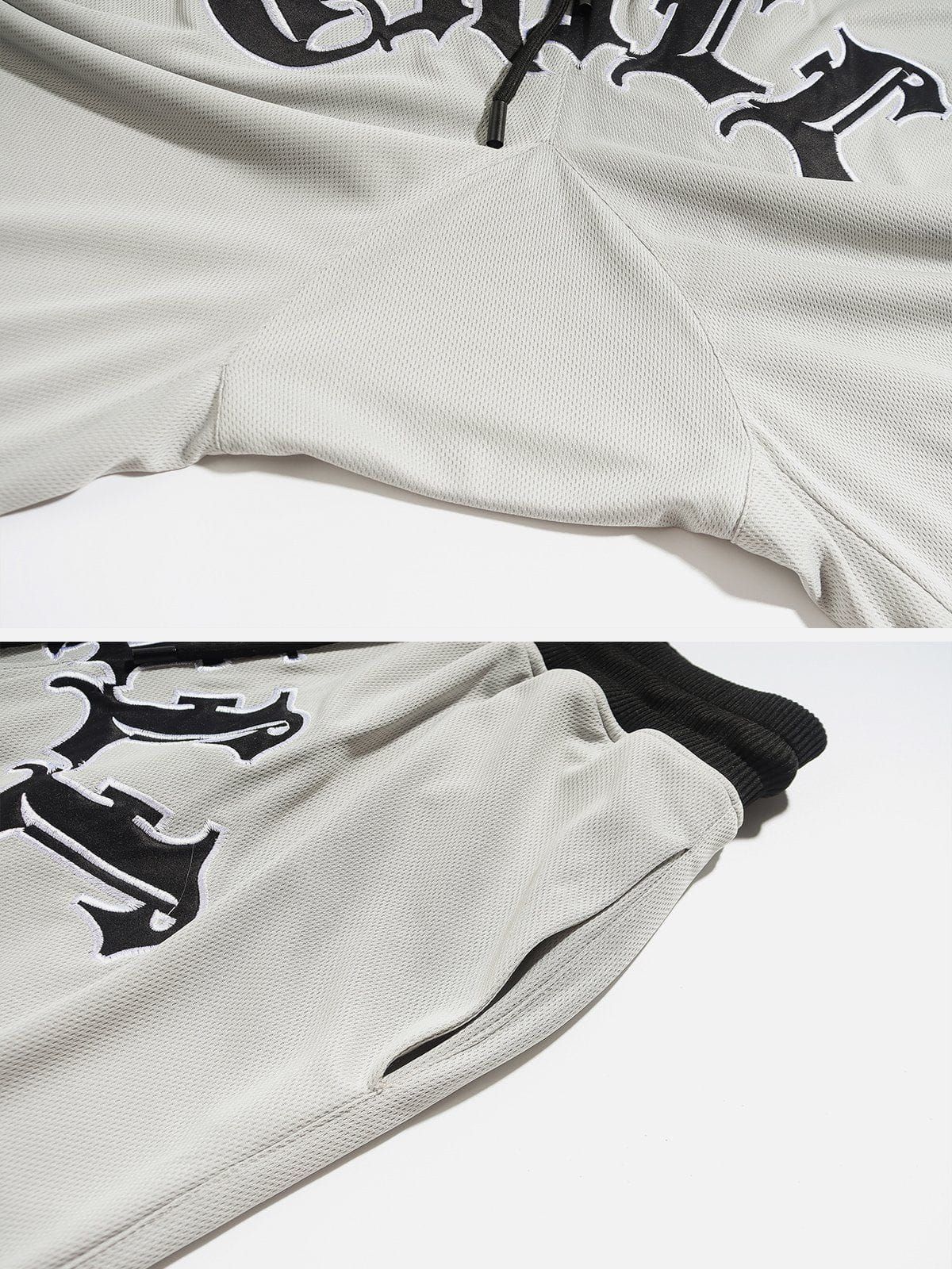 Embroidered Stripe Shorts sold by Aelfric Eden product image thumbnail 5